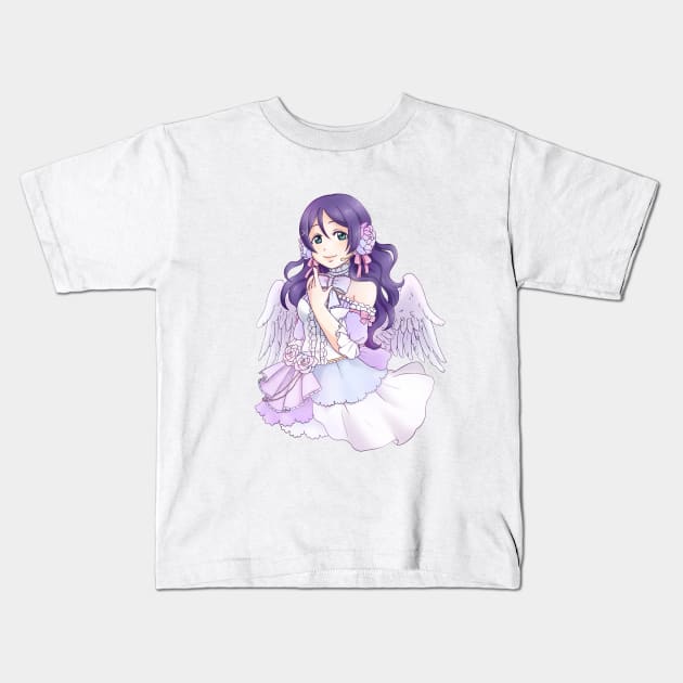 Nozomi Tojo angel Kids T-Shirt by koomalaama